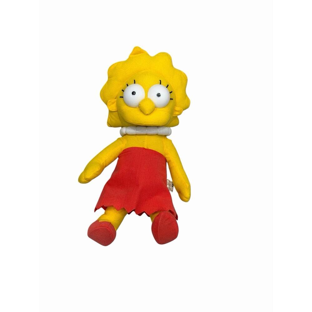 Lisa Simpson 20th Century Fox 15” Plush Vintage 2004 The Simpsons Toy Factory